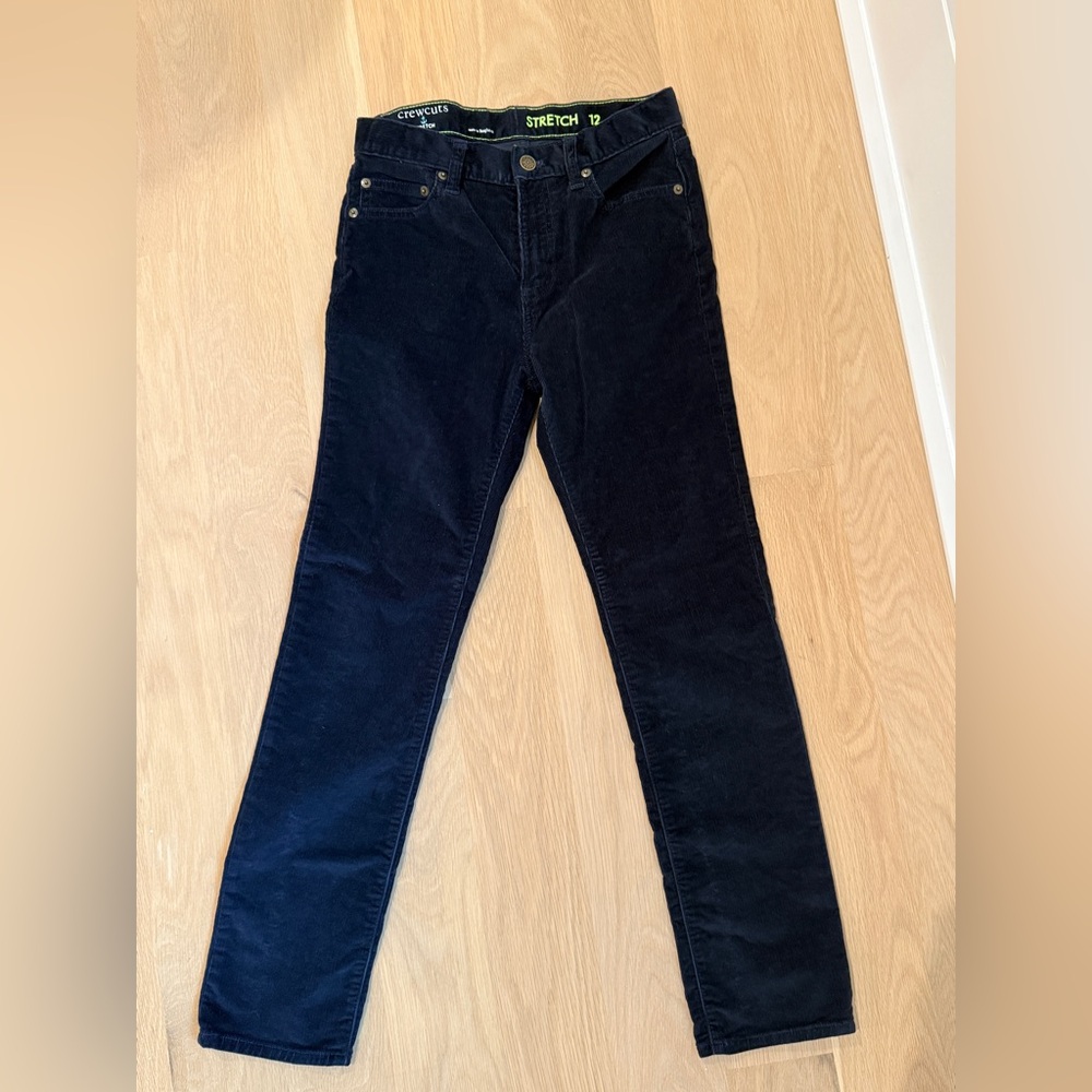 Crewcuts Navy Corduroy Stretch Pants